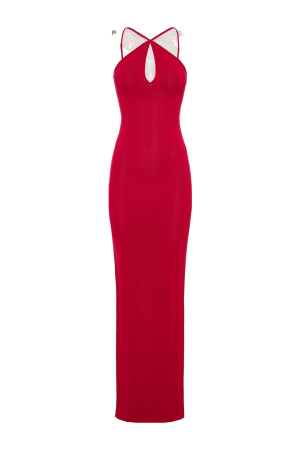 Ashtin Cross Front Knit Maxi Dress — packshot