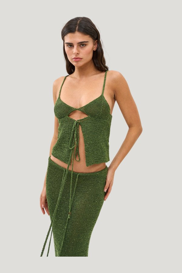 Astra Glitter Jungle Green - Shirt — carry 2