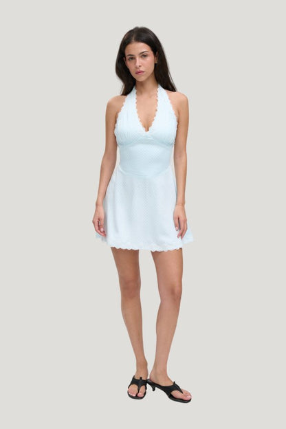 Audrey Satin Mini Dress — carry 2