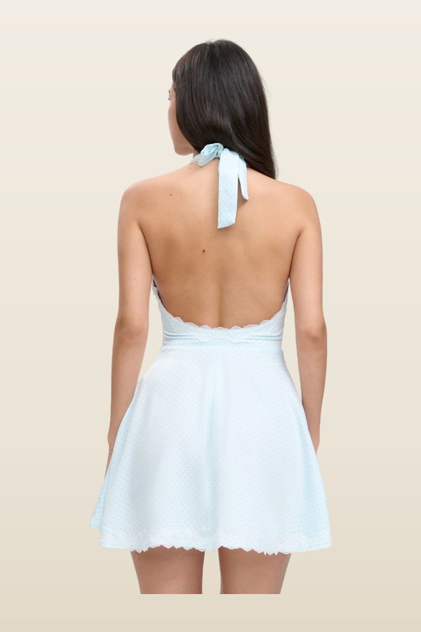 Audrey Satin Mini Dress — carry 4