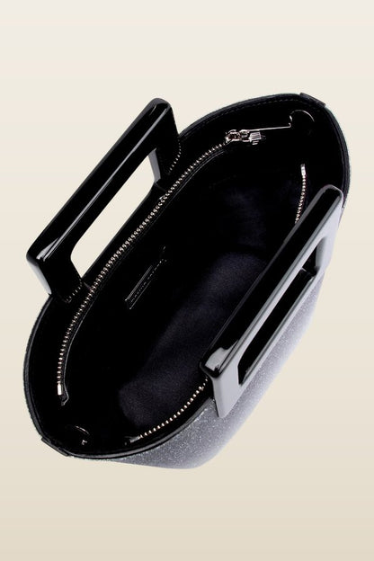 Baby Riviera In Black Ombre Crystal — model back