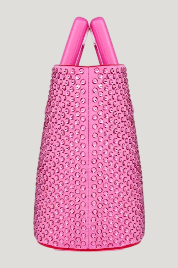 Baby Riviera In Pink Crystal — model side