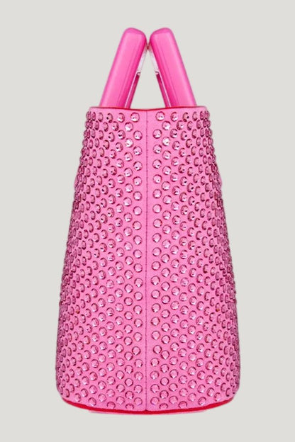 Baby Riviera In Pink Crystal — model side