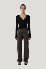 Baby Wool Wrap Top — carry 2