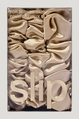Back to Basics Blonde Midi/Large Scrunchie Set — model side