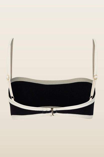 Bandeau Top (Faux Suede — model back