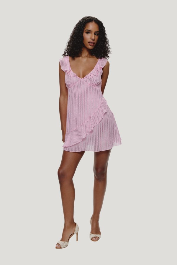 Be Mine Chiffon Mini Dress — carry 2