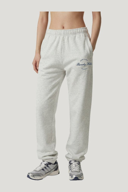 Beverly Script Sweatpant — model side