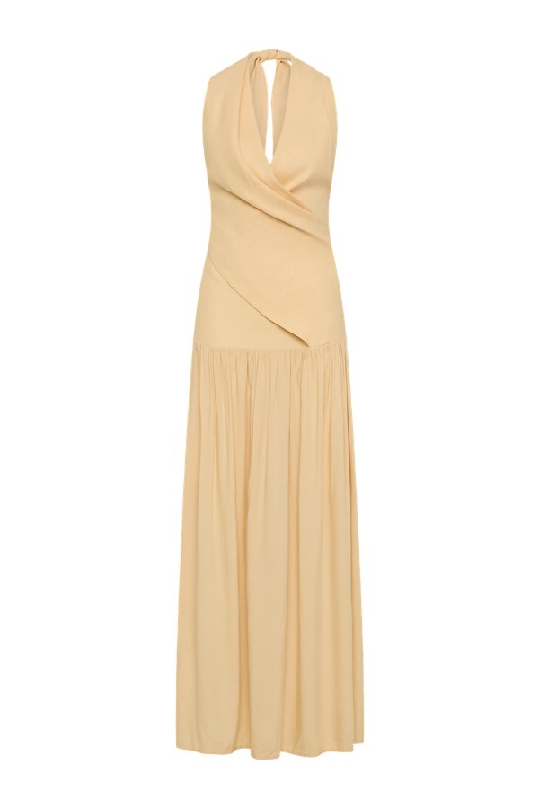 Blanca Maxi Dress Daffodil — packshot