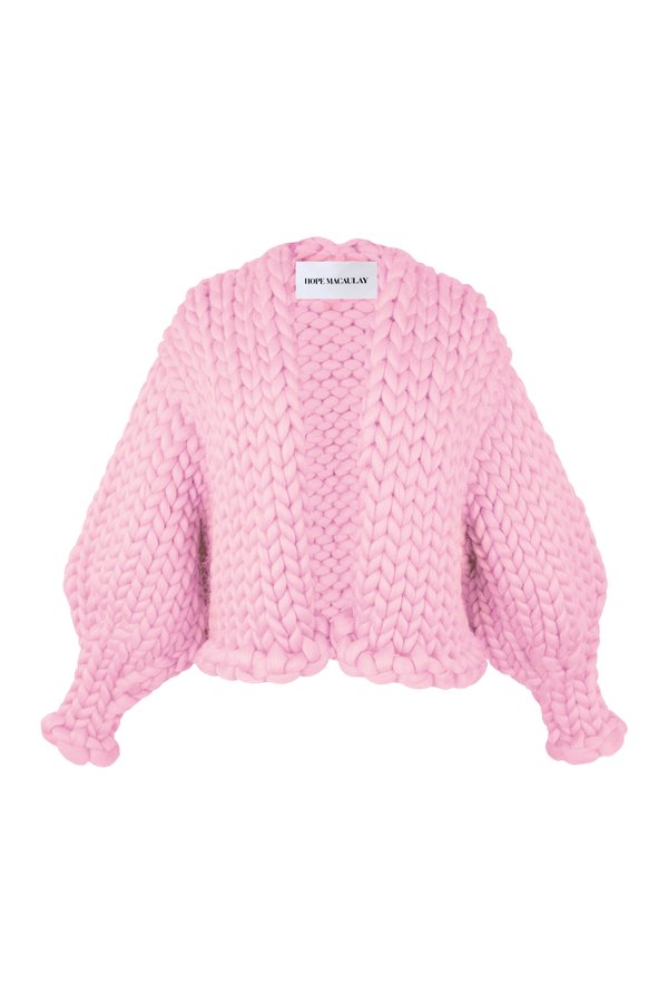Pink Colossal Knit Cardigan — packshot