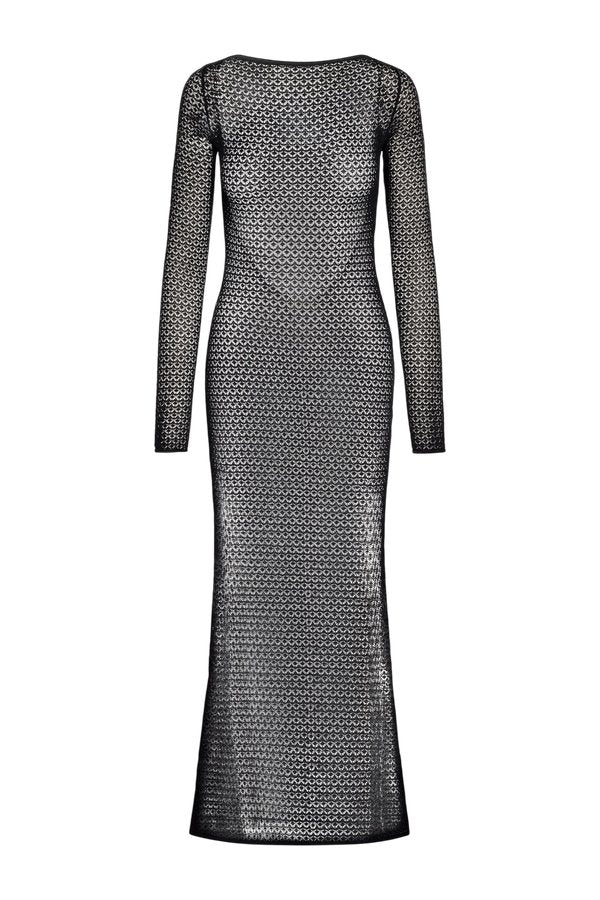 Bodrum Dress - Black Lace Crochet — packshot