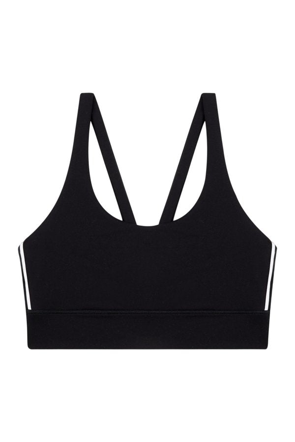 Bold Health Active Bra - Black/White/Gold — packshot