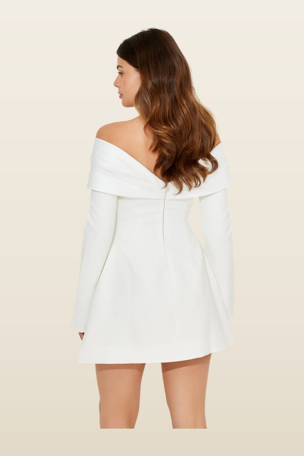 Bow Dress — model back
