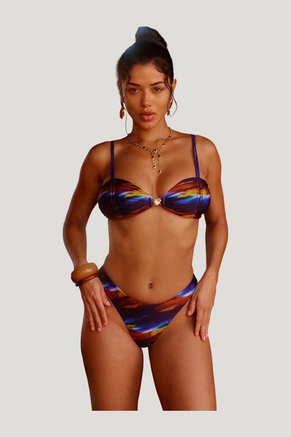 Buzios Bikini Bottom in Tempo — model front