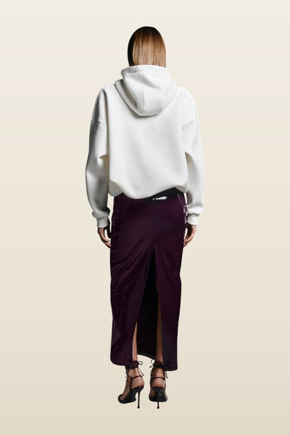 C hoodie — model back