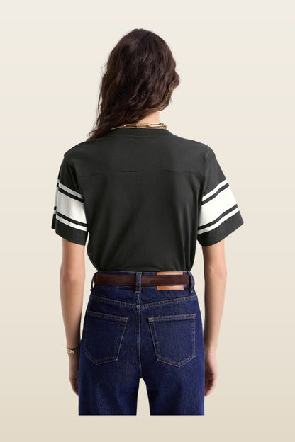 California Emblem Rugby Tee - Faded — model back