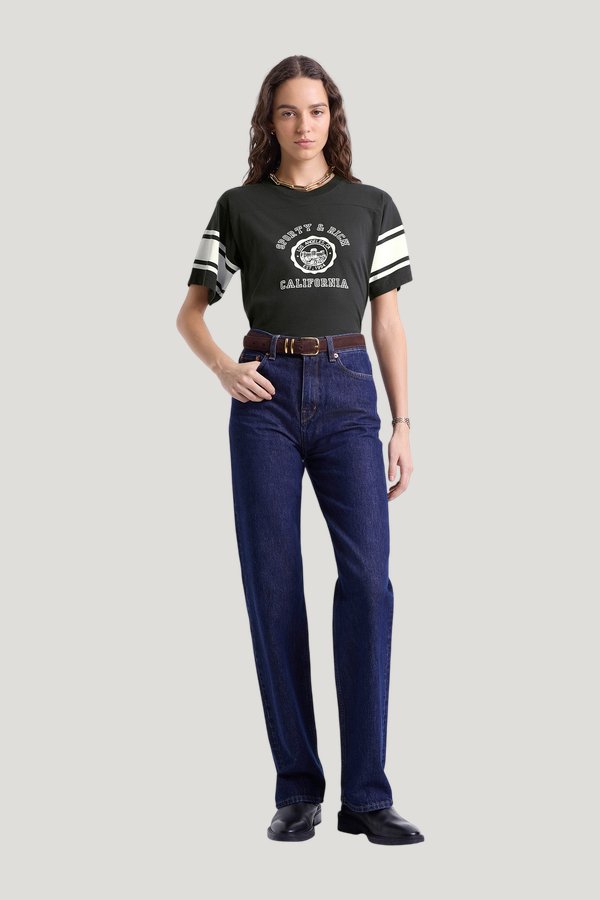 California Emblem Rugby Tee - Faded — model front