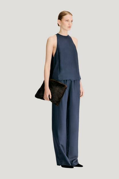 CAMI Silk twill cape top — carry 3