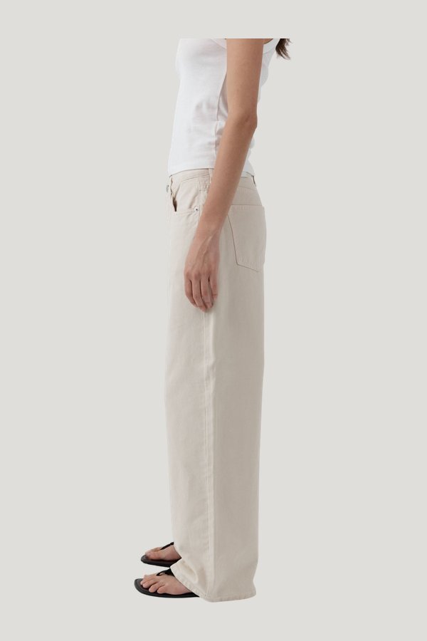 Canvas Classic Mid Rise Jeans — model side