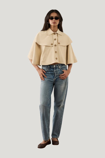 Cape Trench Jacket — model front
