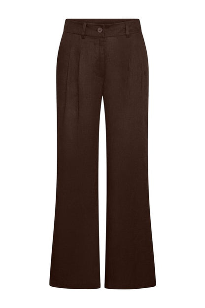 Casablanca Pants - Espresso Linen — packshot