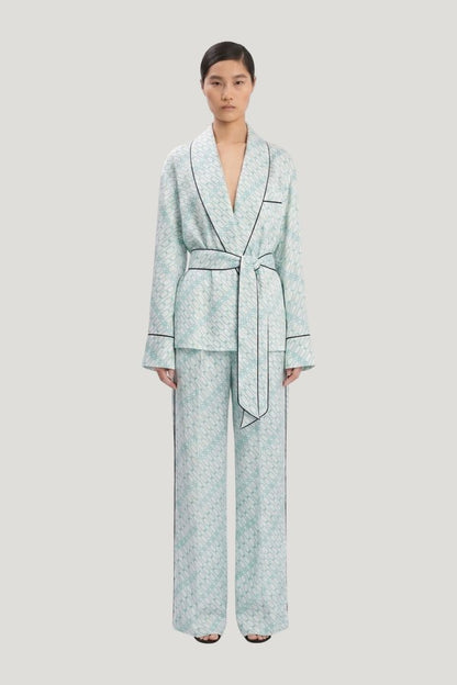 Cecilia Trouser In Portofino Print — model front