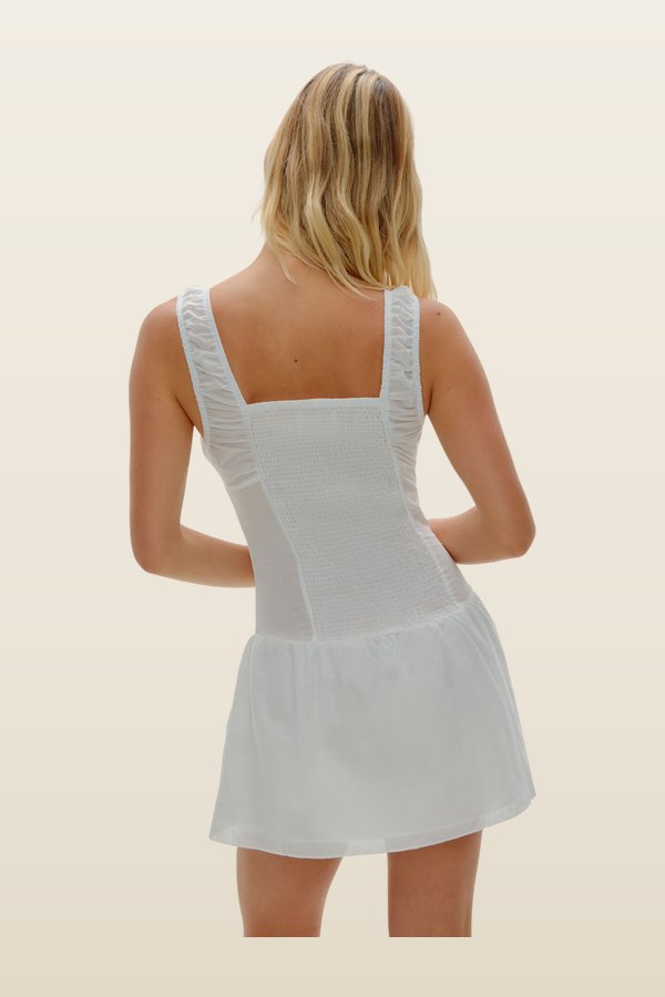 Christa Ruffle Mini Dress — carry 4