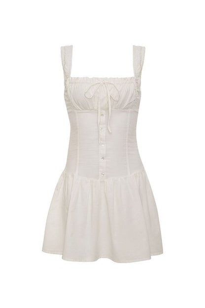 Christa Ruffle Mini Dress — packshot
