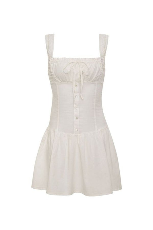 Christa Ruffle Mini Dress — packshot