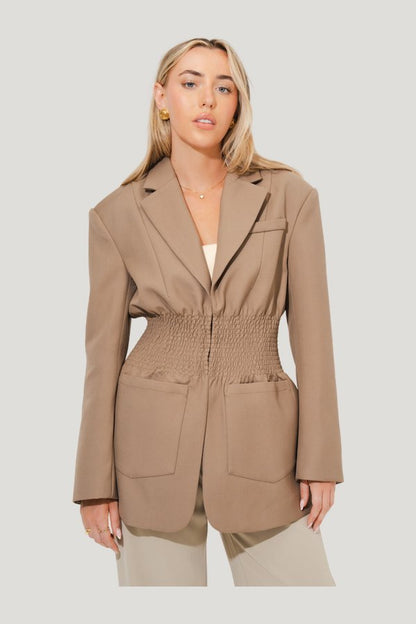 Cinched Blazer — carry 3
