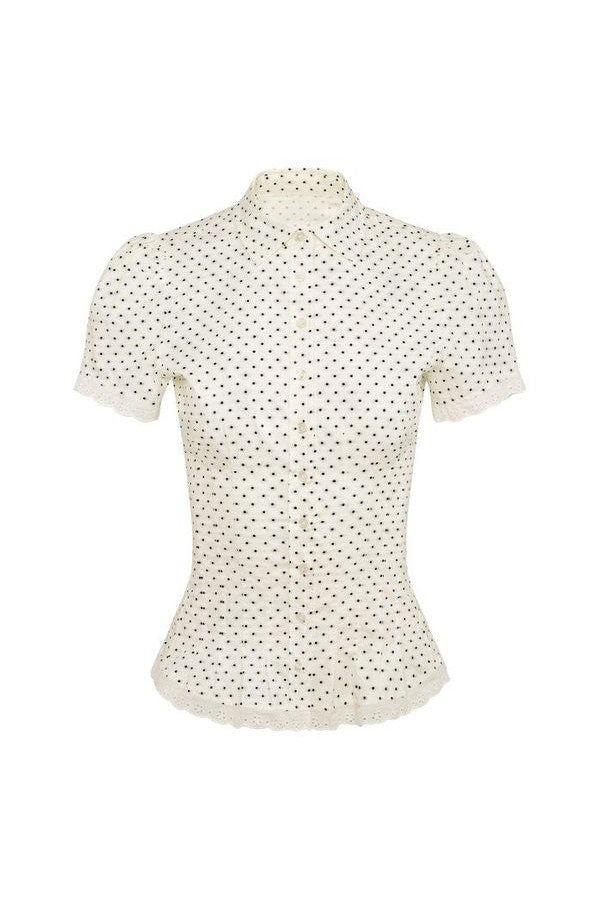 Cinched Button Up Top — packshot