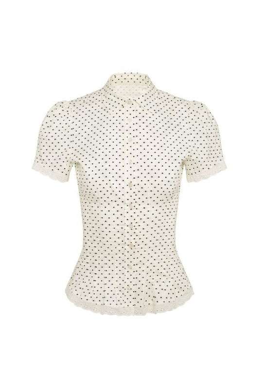Cinched Button Up Top — packshot