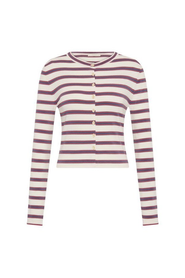 Cinta Cardigan Vintage Breton Stripe Micro — packshot