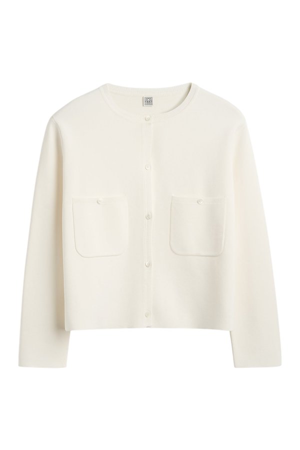 Classic compact knit cardigan — packshot