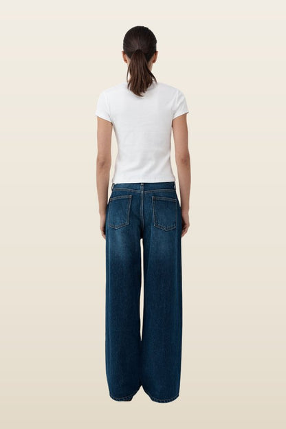 Classic Mid Rise Jeans — model back