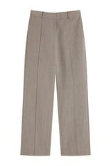 Classic Pintuck Pants - Pebble Melange — packshot