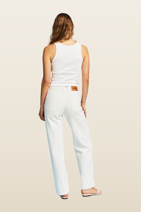 Classic Straight Jeans — model back