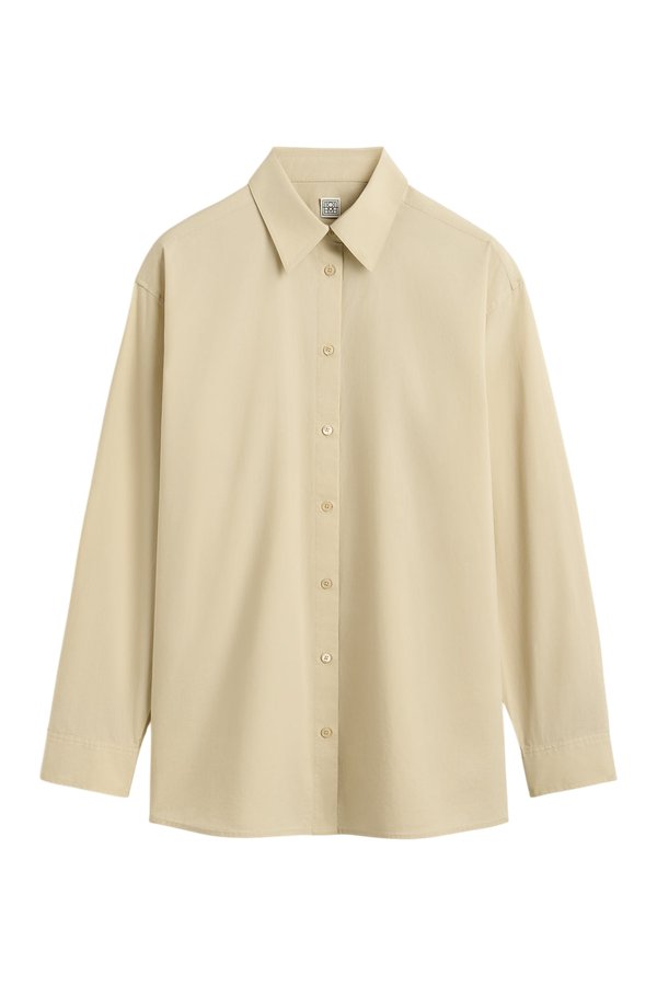 Classic tumbled shirt peanut — packshot