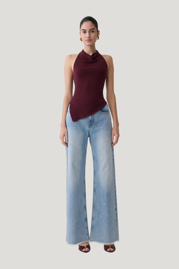 Clea Relaxed Sheer Halter Top — carry 2