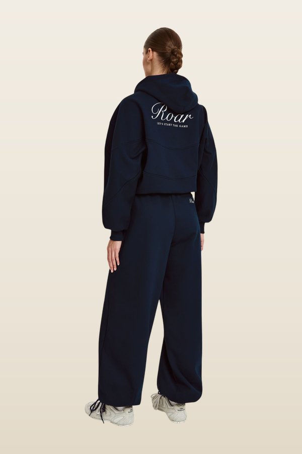 Clubhouse Fleece Banana Pants — model back