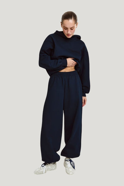 Clubhouse Fleece Banana Pants — model front