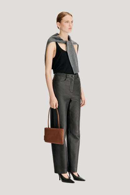 COBE LDS Leather trousers — model side