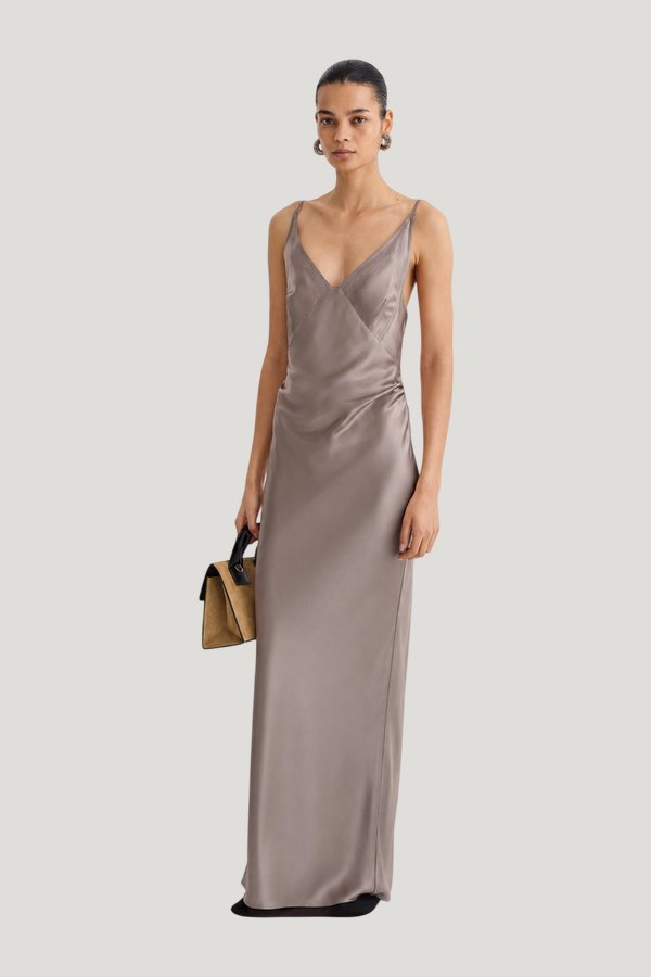 Coeus - Maxi dress - Clay — model front