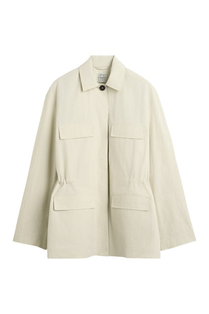Collared drawstring jacket — packshot