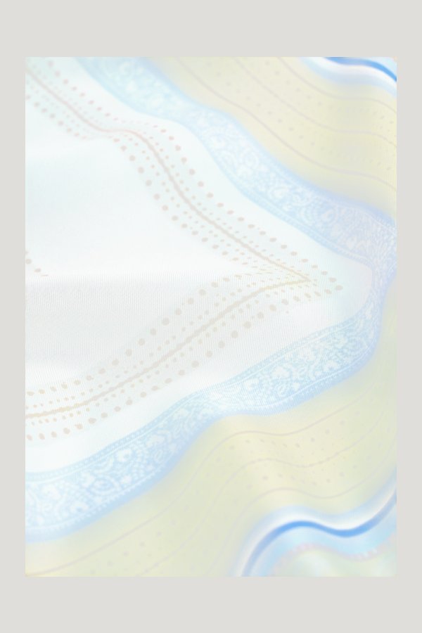 Collector scarf cream/daffodil — extra