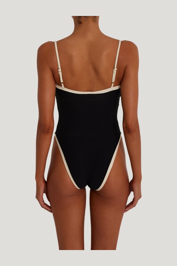 Colorblock One Piece (Faux Suede — carry 3