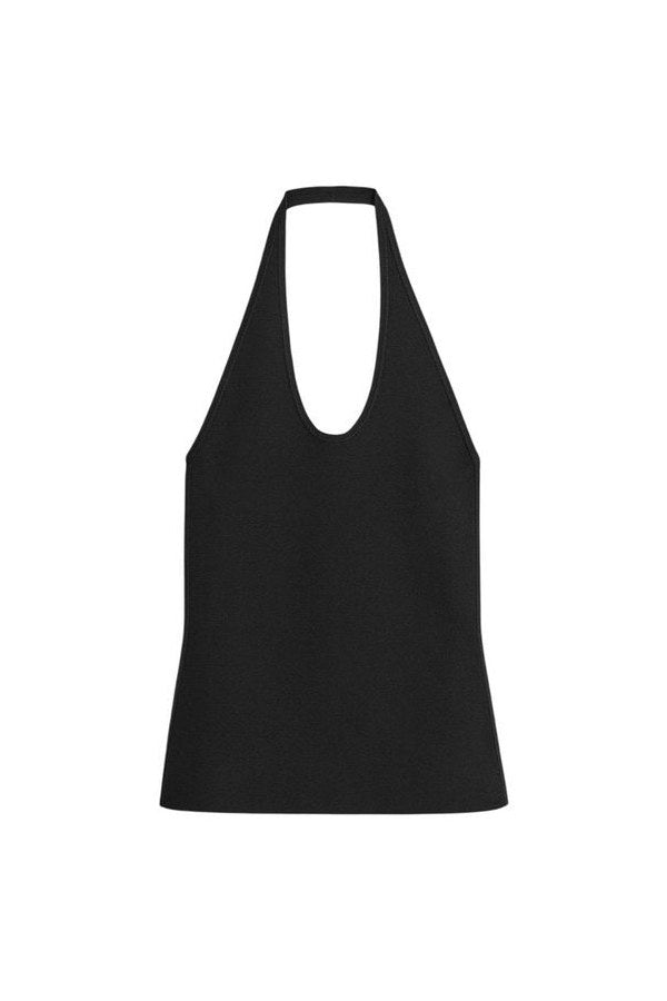 Compact knit halter top — packshot