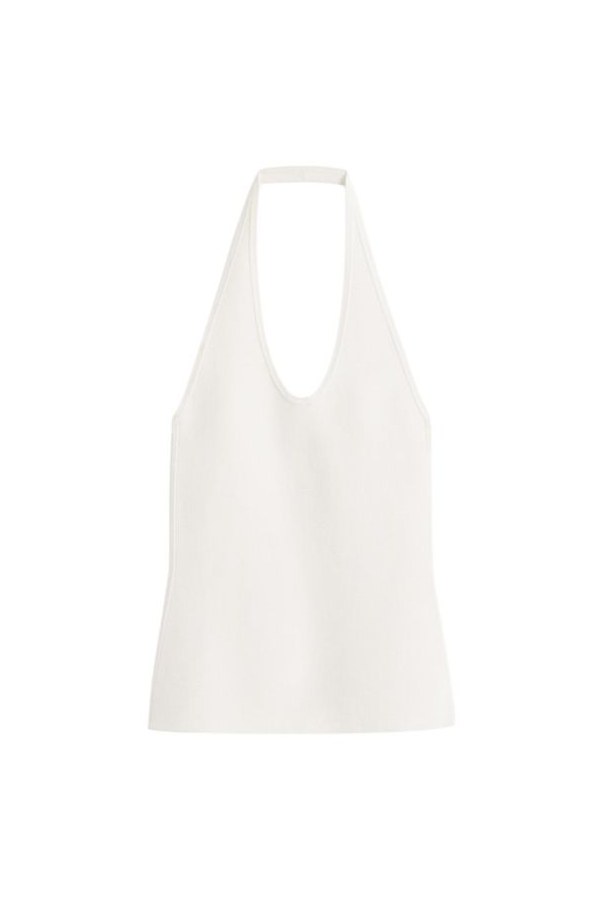 Compact knit halter top optic — packshot