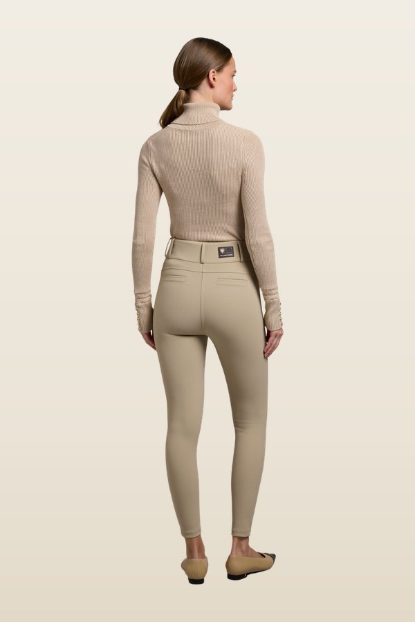 Contour Trouser (Stone) — model back