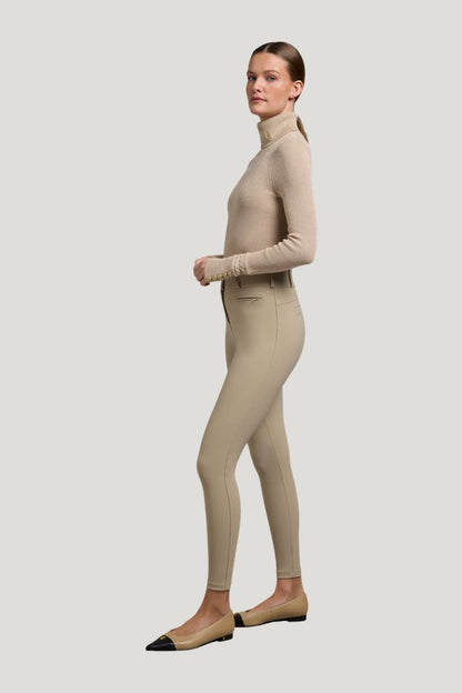 Contour Trouser (Stone) — model side